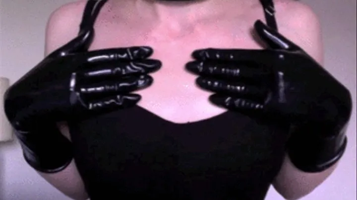 LATEX GLOVE SENSUAL TEASE