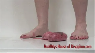 Bull Testicles Vs MuMMys Bare Feet