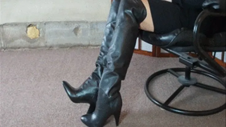 SugarMomma's Sexy Secretary Suit & OTK Boots