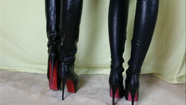 Cassandra & Elizabeth: Boots N Leather Girls, Part 3