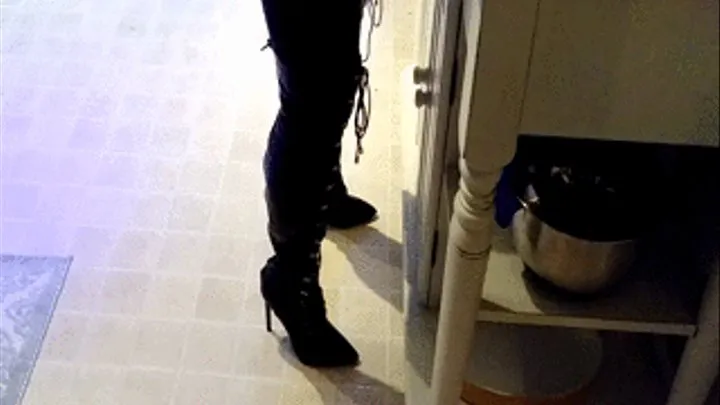 Jane Domino "Cherry Pie" Dancing Video in Boots & Leather