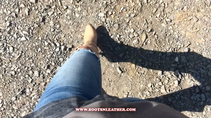 Brooke Horseback Riding in Vintage Beige OTK Boots