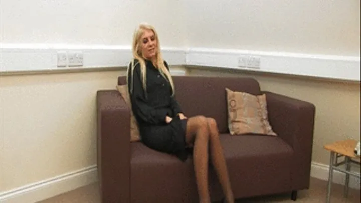 HPF500 Gorgeous office temp Ashleigh McKenzie is trying to get on with her work but we keep pestering her for a tease and she enjoys the attention enough to oblige us and flashes her panties for us