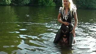 Shoulder Ride in Berlin River - 3