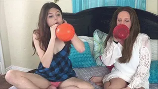 Cassidy and Chastity B2P Big Balloons