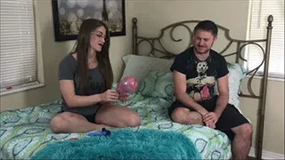 Terra torments Jason with balloons