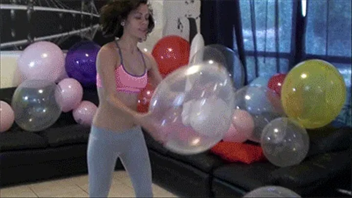 Yoga with Balloons