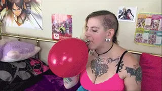 Jynx blows up balloons