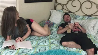 Jason loves Terra's feet