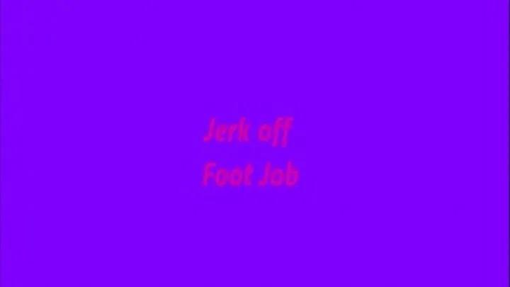 Jerk off Foot Job