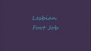 Lesbian Foot Job