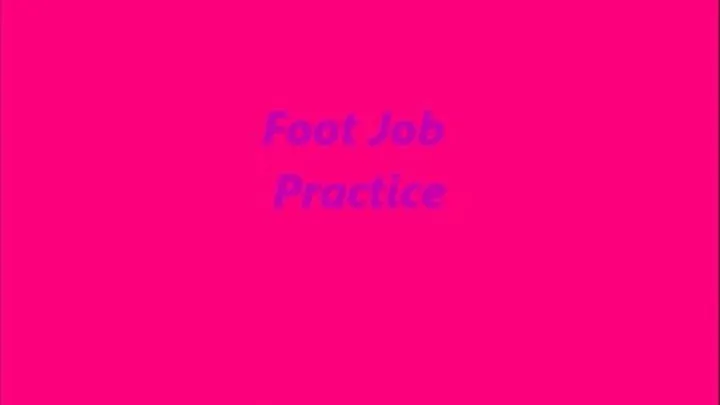 Foot Job Practice