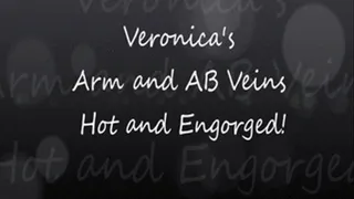 Veronica's Hot, Engorged Arm and AB Veins!!