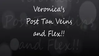 Veronica's Post Tan Veins and Flex!