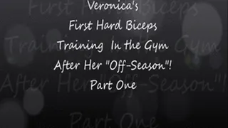 Veronica's First Hard Biceps Training After Off Season I