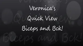 Veronica's Quick View Back and Biceps!