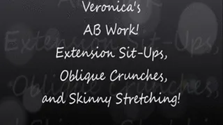 Veronica's ABS at the Gym!!