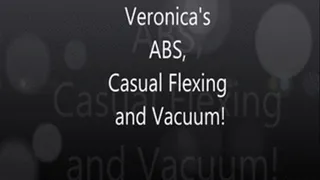 Veronica's Casual AB Flexing and Nauli!