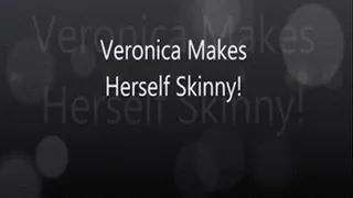 Veronica Makes Herself Skinny! Vacuumed with ribs and hips!
