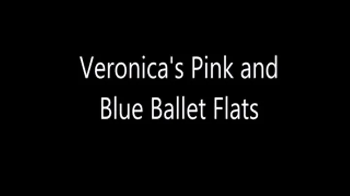 Veronica's Pink and Blue Ballet Flats