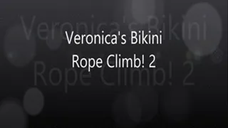 Veronica's Bikini Rope Junglegym Climb 2!