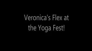 Veronica's Flex at the yoga Fest 2 With Pecs