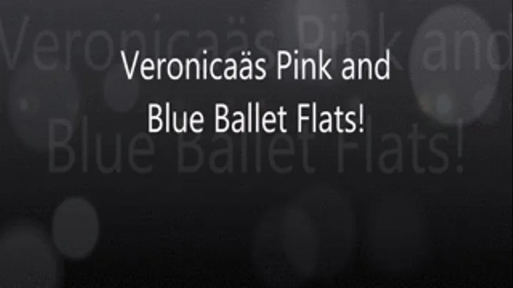 eronica's Fun With Pink and Blue Ballet Flats!