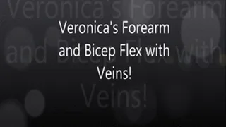 Veronca's Forerms and veins with Biceps!