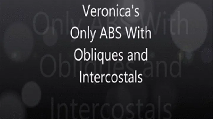 Veronica's Obliques and Intercostals 1