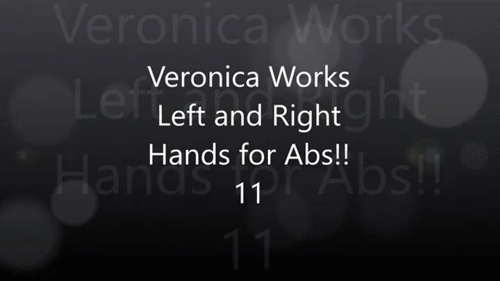 Veronica's Tennis Abs!