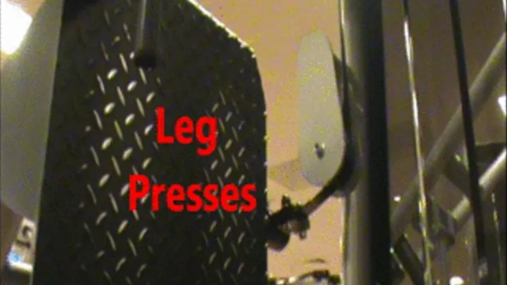 Veronica's Impressive Leg Presses!