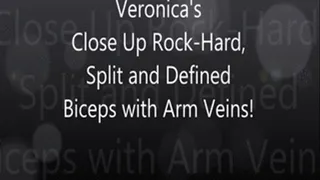 Veronica's Biceps Shredded and Up Close!