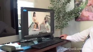 Man Spanked in Office for Viewing Porn