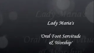 "Oral Foot Servitude & Worship"