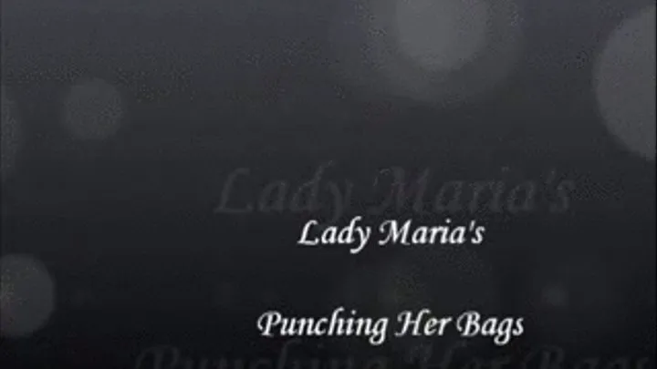 "Punching Her Bags"