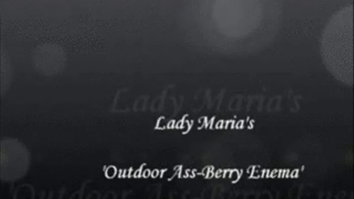 "Ass-Berry Enema"