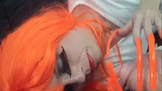 ALL ORANGE DILDO FACIAL BLAST