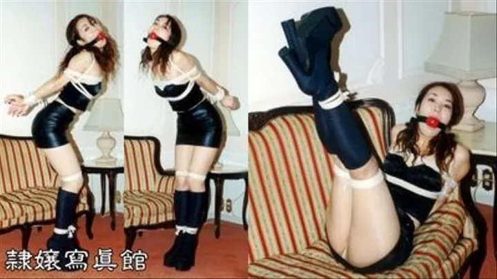 Kaoru in Boots Bound and Gagged - Part 1