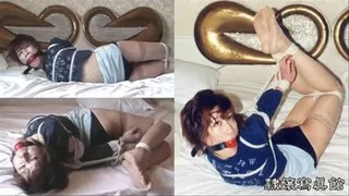 Aika Takizawa - Mini Skirt Bondage - Hogtied and Ballgagged