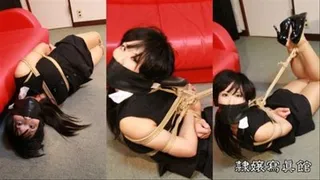 Shiori Aikawa in Secret Bondage - OTMgagged over the Tapegag - Part 1