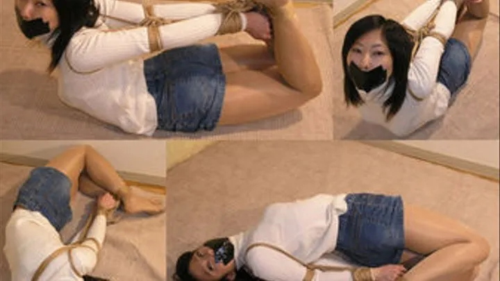 Nanako Tape Gagged and Hogtied (ECGY-003-B)