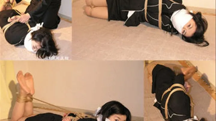 Secretary Yuki Captured by Burglar Part4 -Cloth Gagged and hogtied- (ECBA-005-D)