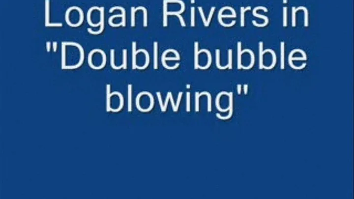 Double bubble blowing