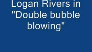 Double bubble blowing