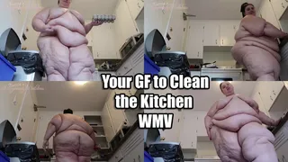 Your GF to Clean the Kitchen