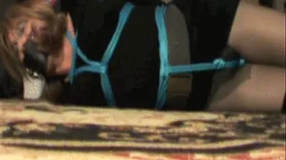 Cindy hogtied on magic bondage carpet part 3