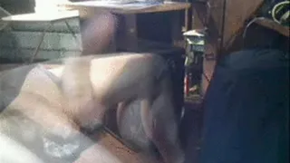 Huge cock drips bounces and blows in multiple angles