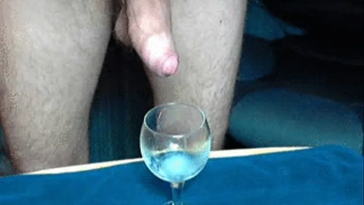 Cum in a glass 2