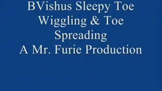 BVishus Tired Toe Wiggling & Toe Spreading!