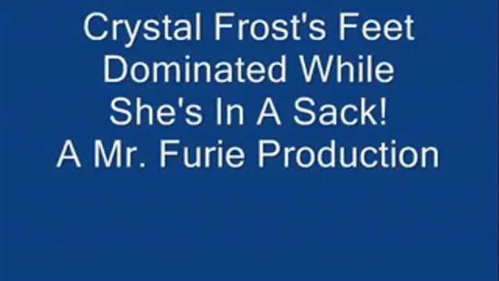 Crystal Frost's Feet Get Worshipped & Dominated While She's Trapped In A Sack!